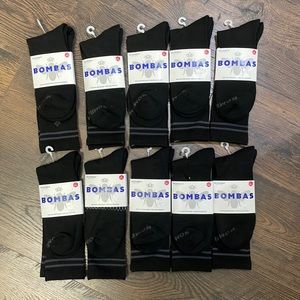 BUNDLE OF 9 MENS BOMBAS SOCKS SIZE XL NWT